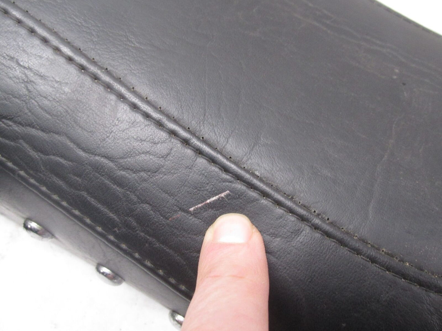 Harley Davidson Mustang Seat Chrome Studded with Conchos FX FL 58-84 75496 75340