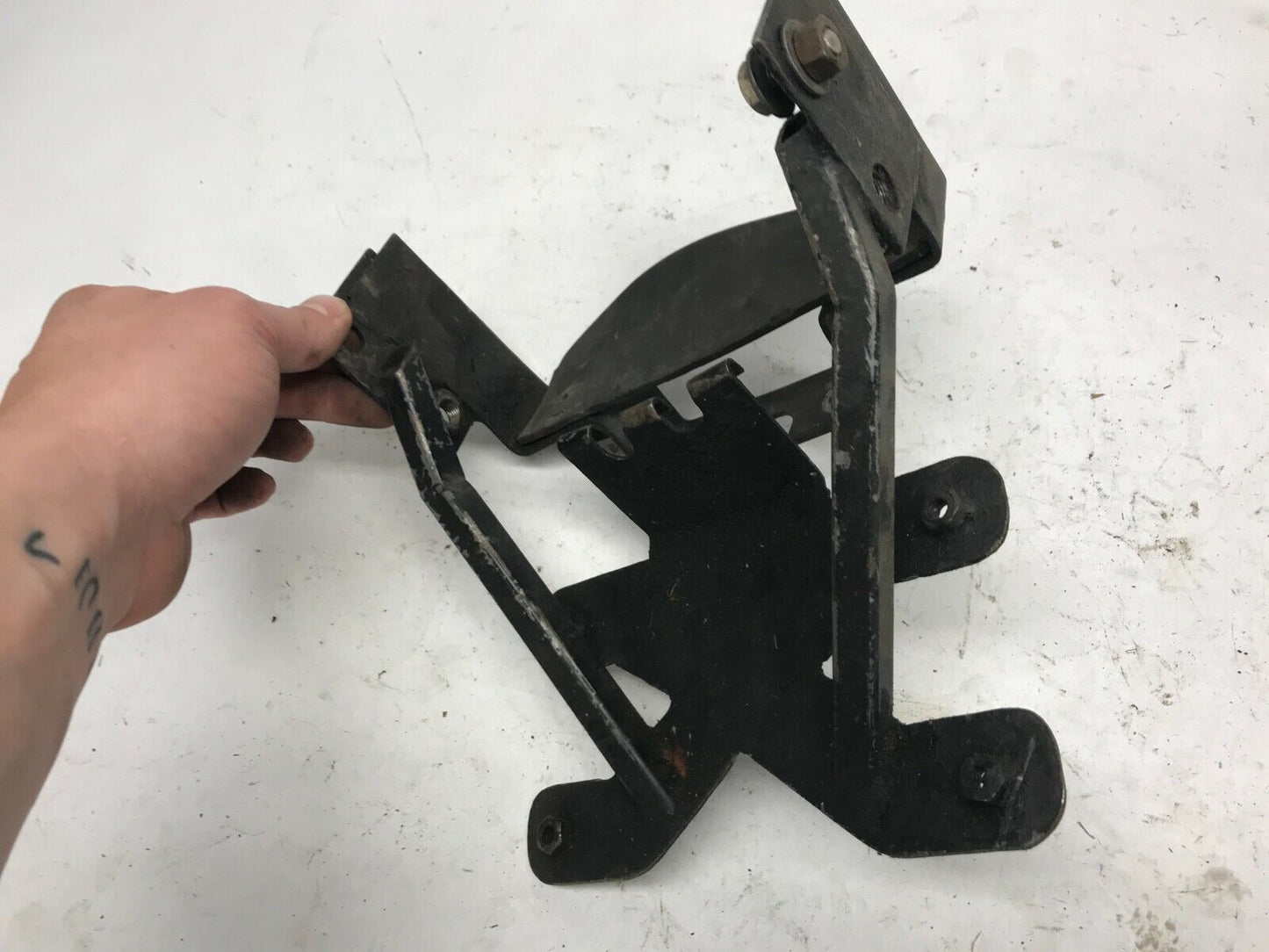 Harley Shovelhead FXE FL FLH  Taillight License Plate Bracket FXWG With Light