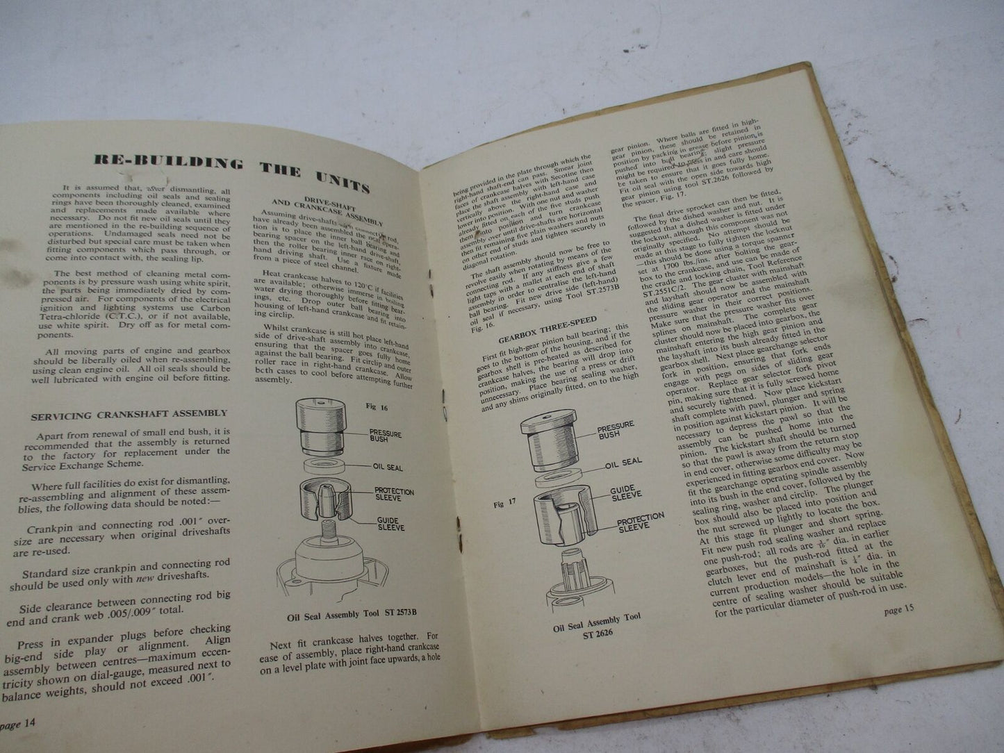 Villers Motor Cycles and Scooters 1960 Engine-Gear Units Workshop Manual