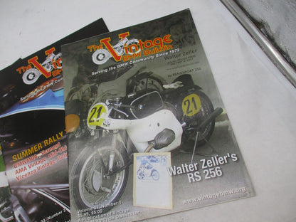Lot of 3 The Vintage BMW Bulletin Magazines Volume 33 1, 2 and Volume 34, 1