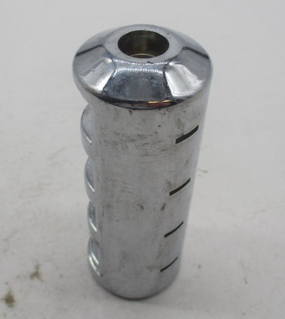 Harley Davidson Footpeg Slotted Chrome No Peg Rubber