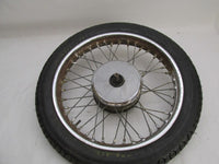 BSA 1959 59 C15 Jones 17" Front Wheel OEM Rim w/ Drum Brake Assembly