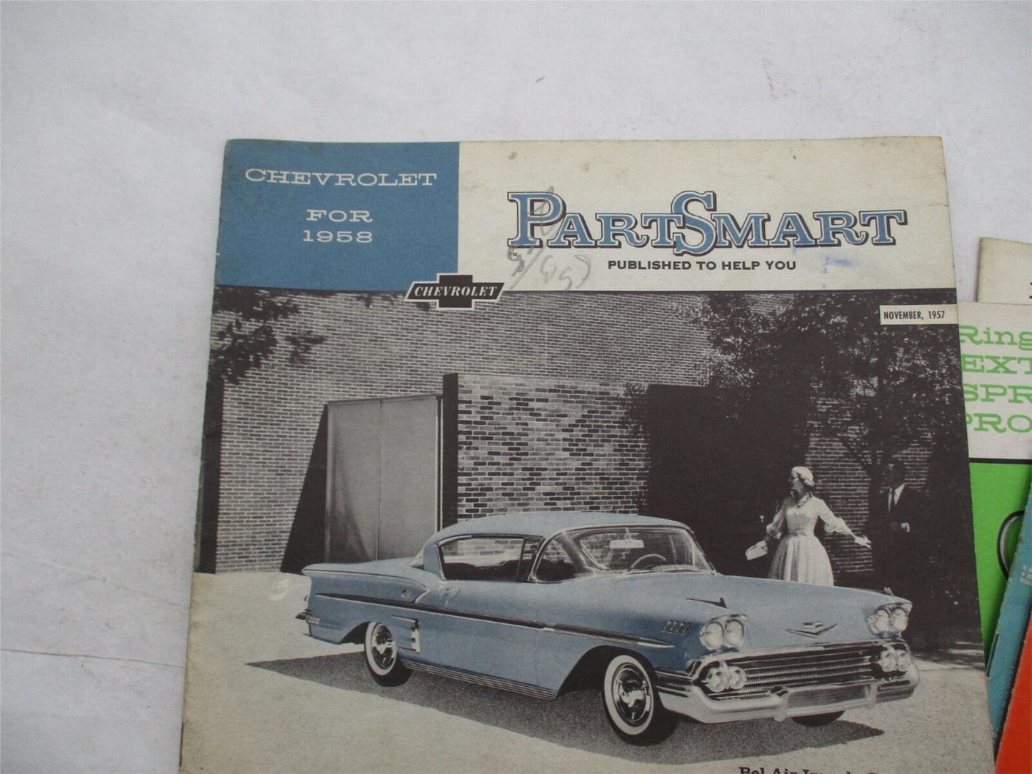 Lot of 6 Vintage Chevrolet Chevy Part Smart Car Manuals Books