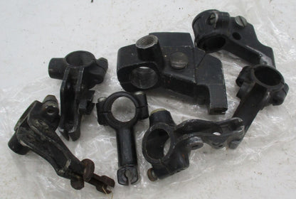Mixed Lot of Vintage Motorcycle Hand Control Lever Brackets & Perches
