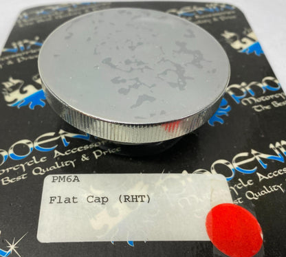 Phoenix Flat Gas Tank Cap Tank Cap Right Hand Harley Davidson