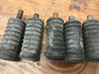 lot of (6) Vintage Harley Davidson Rubber Toe Shift Pad Peg