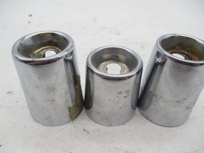 Mixed lot of 3 Harley Davidson Chrome Shock Tower Stud Covers Caps Multi fit