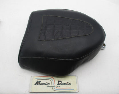 Harley Davidson Genuine Leather Passenger Snake Skin Look Seat