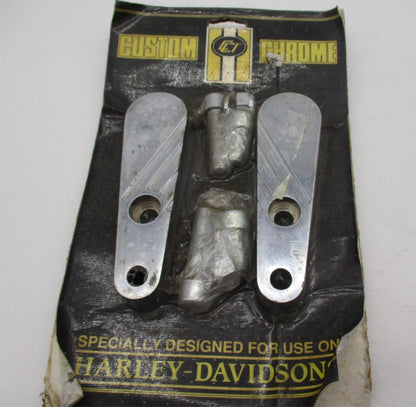 Harley Custom Chrome Rick Doss Softail Passenger Peg Relocation Bracket 28-630