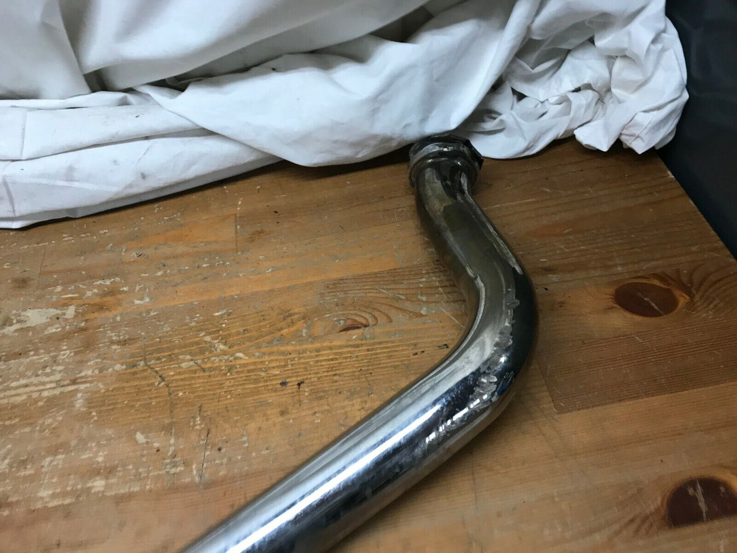 Harley Slash Cut Single Pipe Exhaust Shovelhead FX FXR Touring