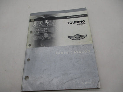 Harley Davidson Official Factory Genuine 2003 Touring Parts Catalog 99456-03