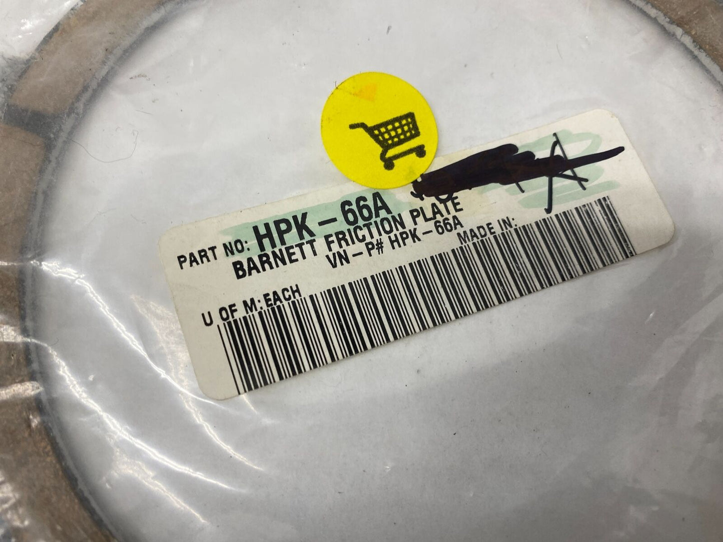 Barnett Friction Plate (1) HPK-66A Honda CBR