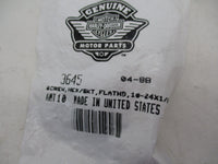 Harley Davidson Lot of 7 Genuine NOS Flathead Hex Screws 3645