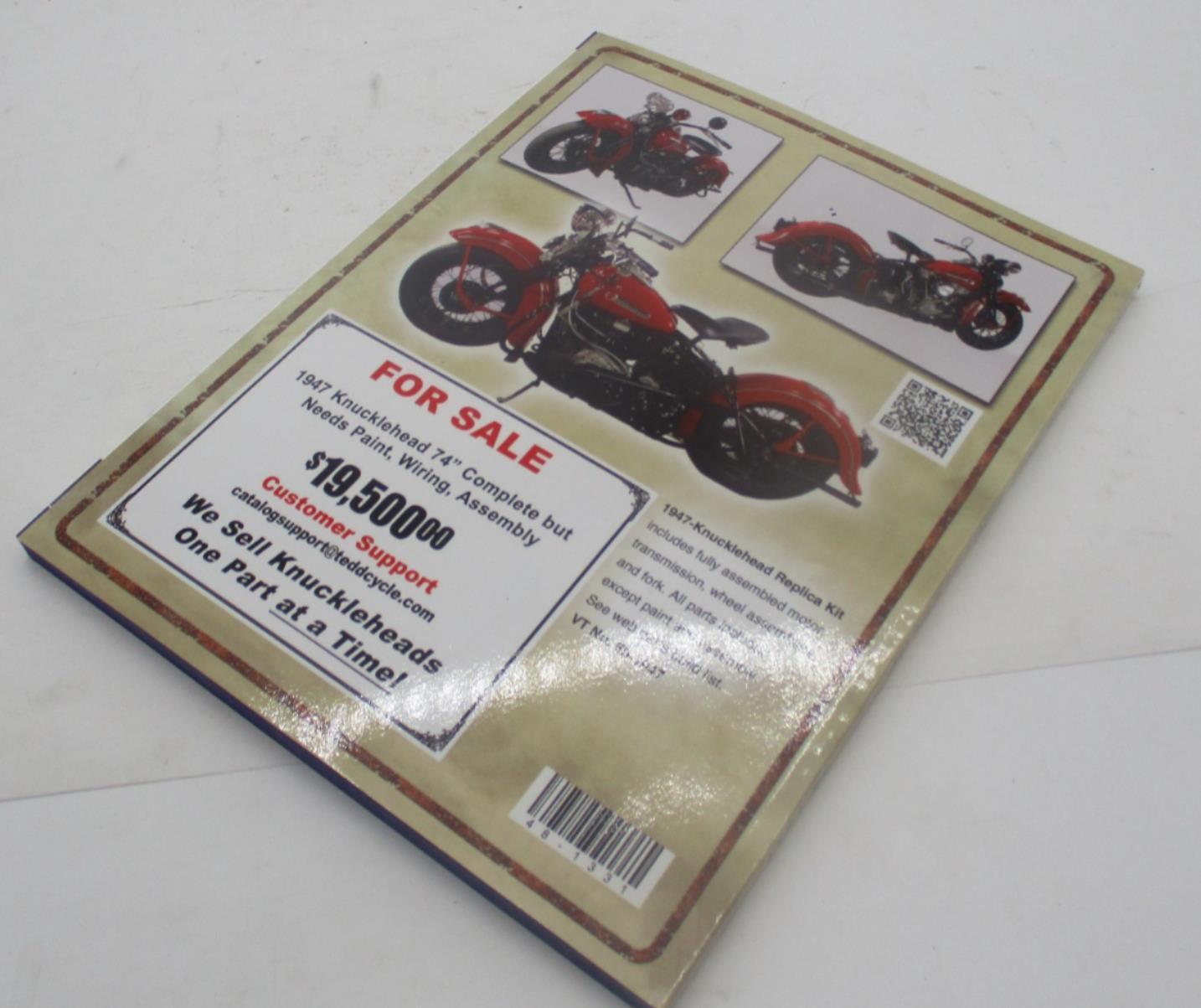 V-Twin 48-1331 Harley Davidson Knucklehead Parts Dope Reference Guide 1936-1947