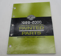 Harley Davidson Official Factory 1989-2000 Painted Parts Manual 99489-00