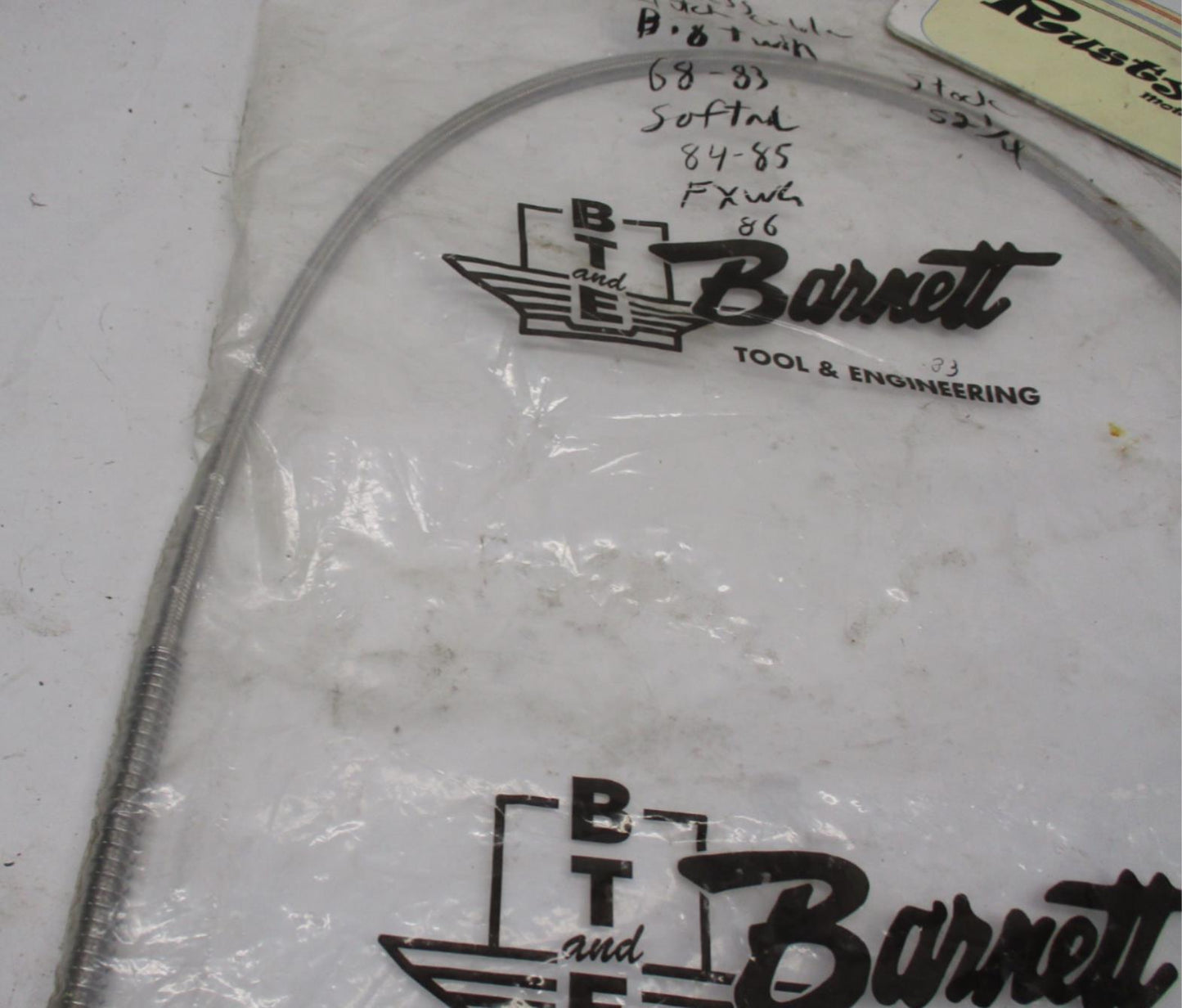 Harley Davidson Barnett Stainless Steel Clutch Cable Big Twin 102-30-10031