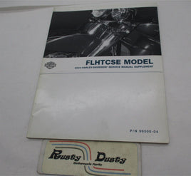 Harley Davidson Official Factory 2004 FLHTCSE Service Manual Supplement 99500-04