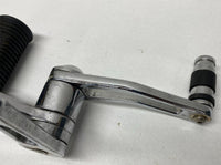 Harley Davidson Chrome Slotted Shift Shifter Foot Controls and Bracket