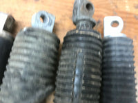 Lot of Harley Flathead Shovelhead Ironhead  Foot Pegs Rests round Rubber