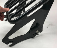 Harley Touring Quick Release Luggage Rack ElectraGlide RoadKing Black OEM