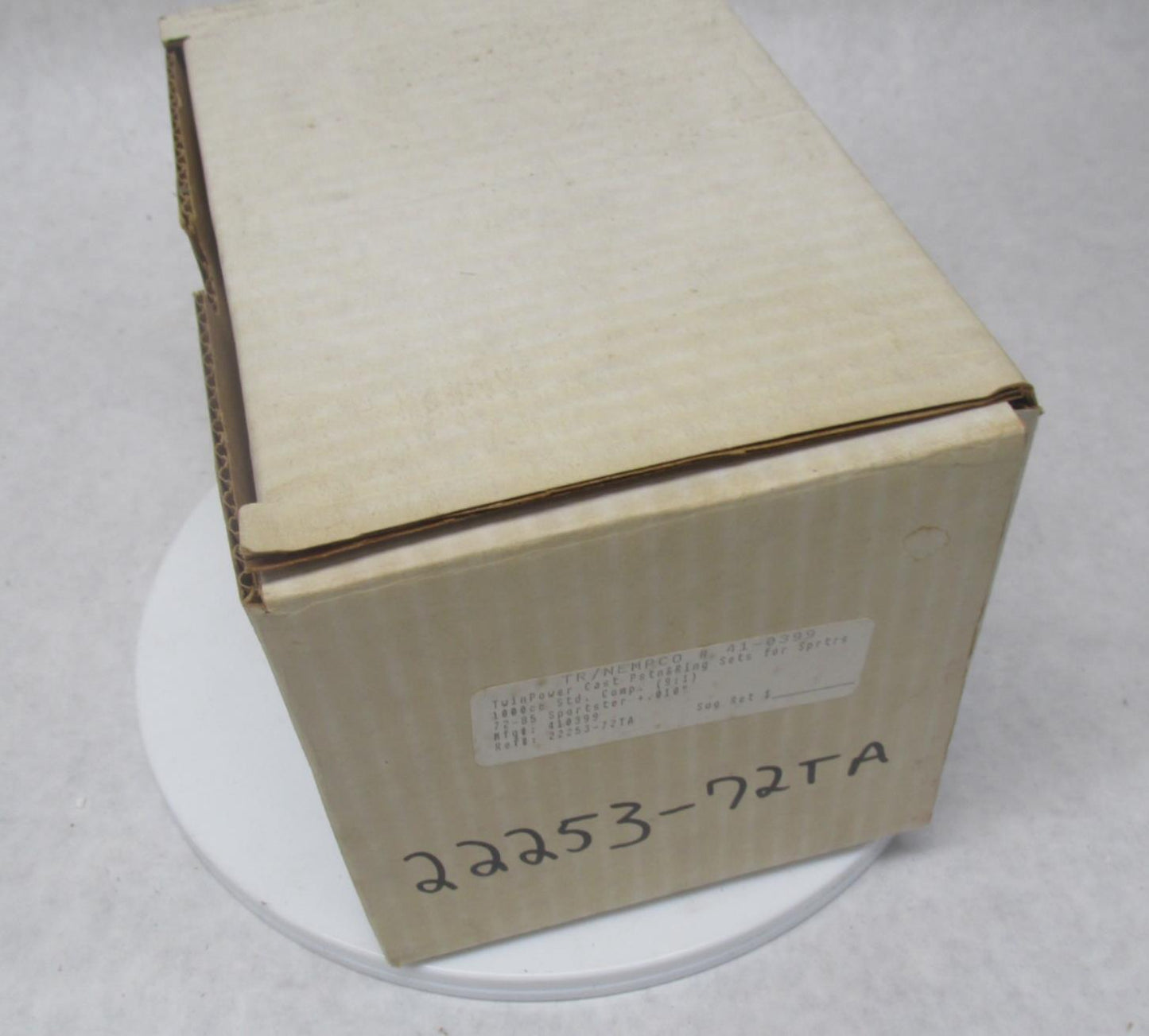 Pair of Pistons & Rings Harley Davidson 1972-85 Sportster +.010" 22253-72TA