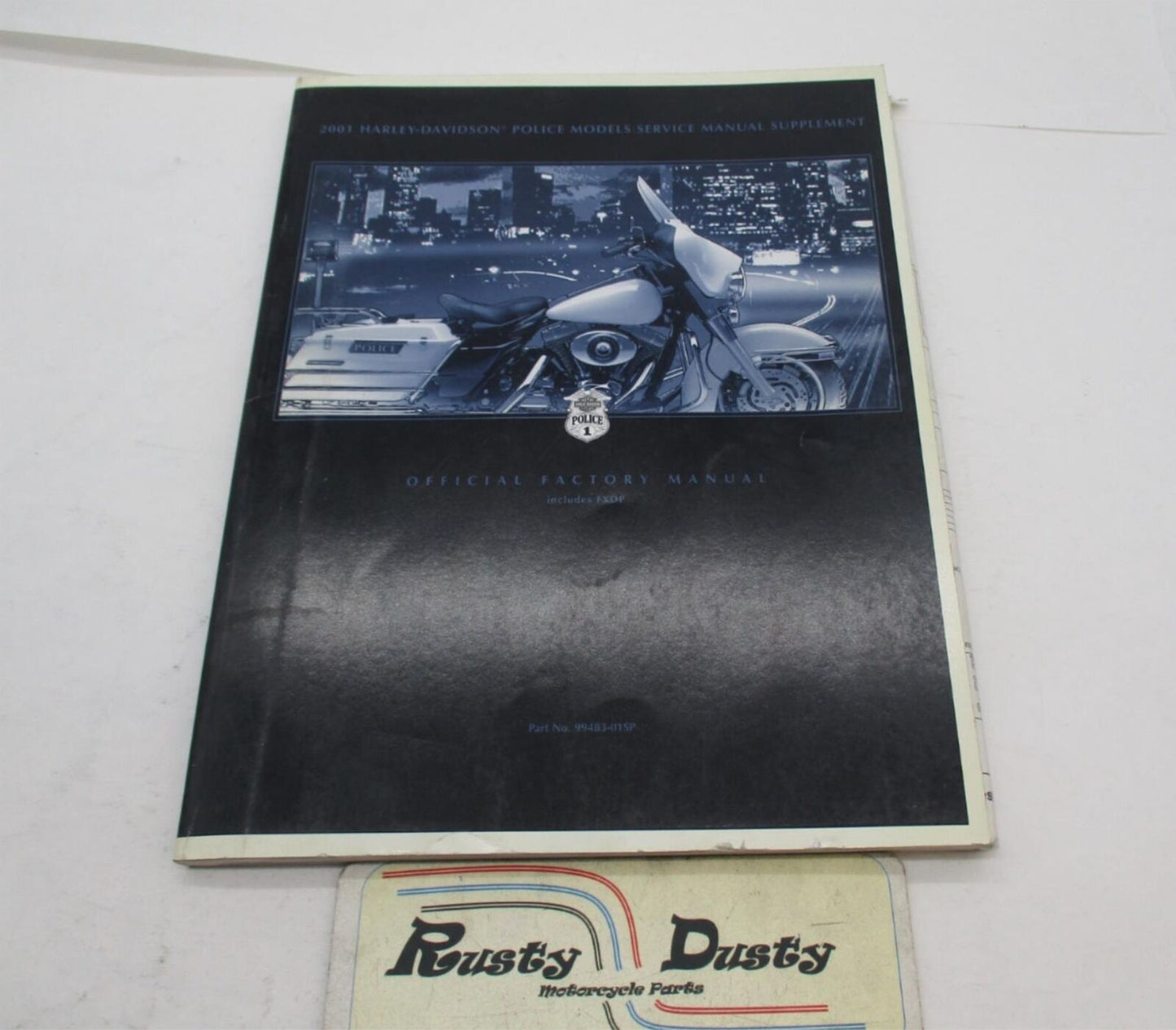 Harley Davidson Official 2001 Police Service Manual Supplement 99483-01SP