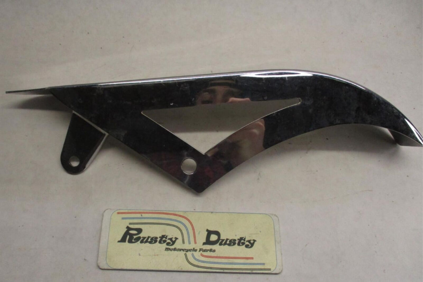 Chrome Upper Rear Belt Guard For 86-99 Harley Softail FLST FXST 78610