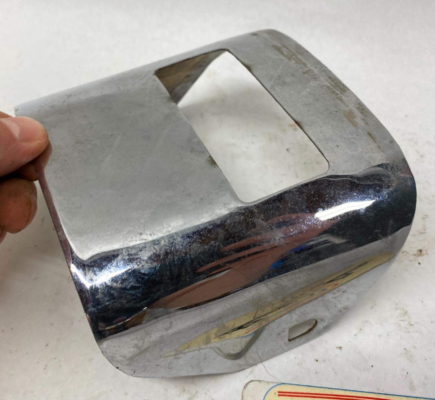 Harley Davidson Chrome Taillight Brake Light Cover Shovelhead