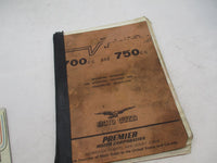 Moto Guzzi 700 and 750cc Stripping Checking & Assembly Operating Handbook Manual