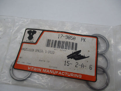 Pack of 5 Harley Davidson V-Twin 5 Speed Transmission Spacer 17-9850 35076-79