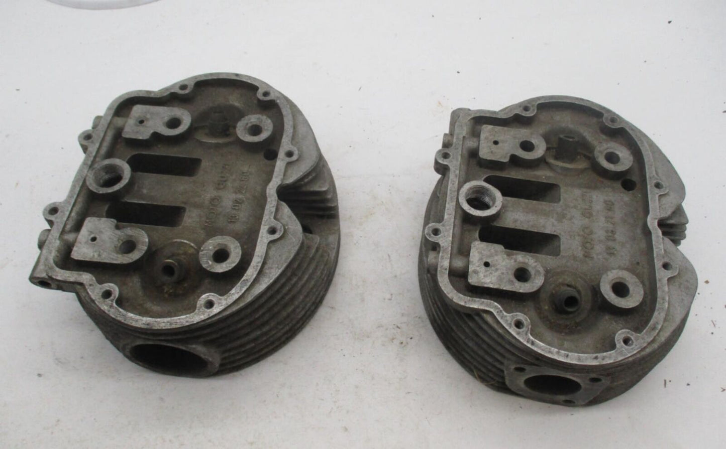 Pair of Moto Guzzi Cylinder Heads Eldorado Ambassador 13022260 13022160
