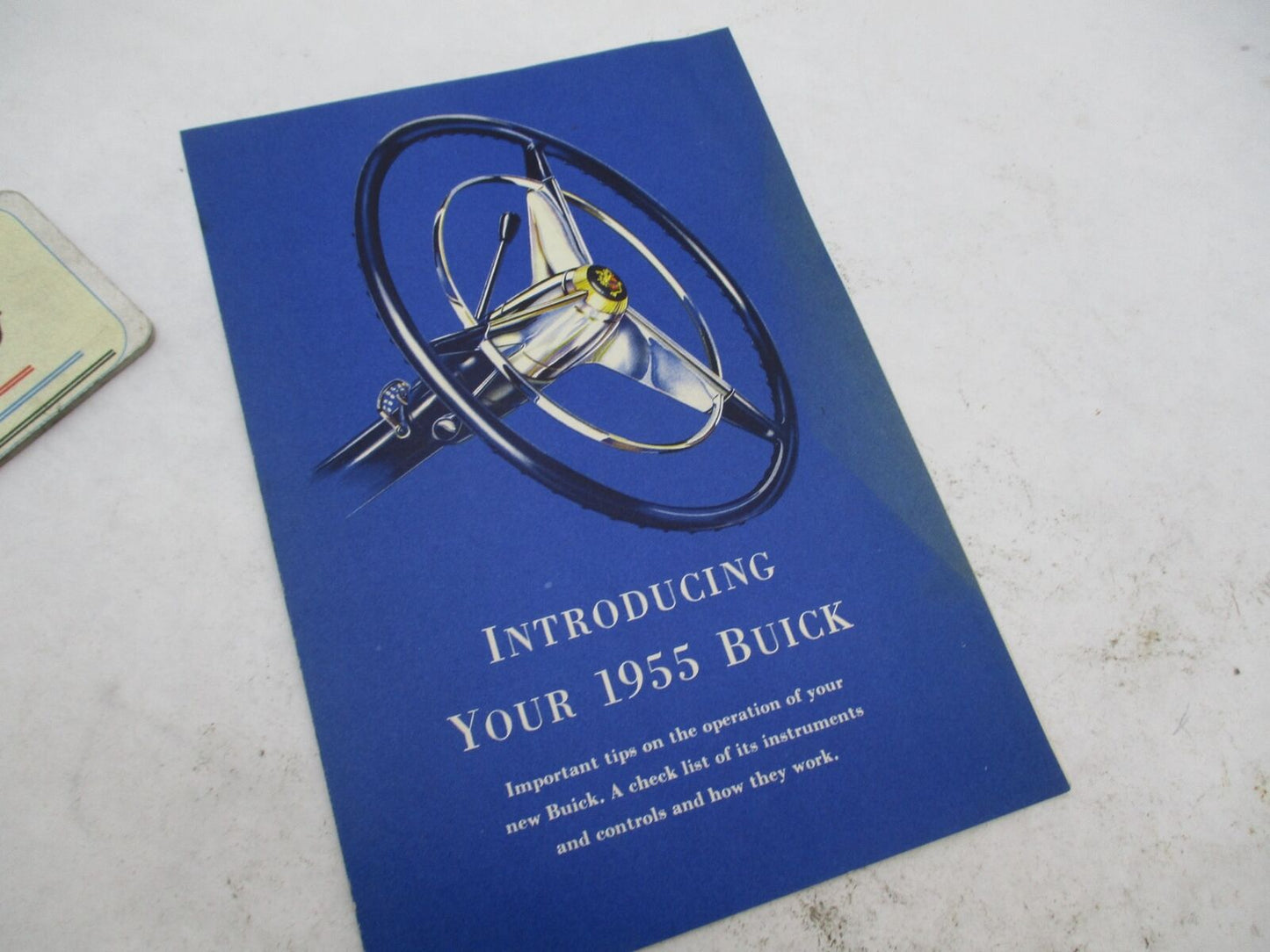 Vintage Original introducing You 1955 Buick Operation Manual Guide Book