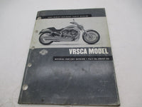 Harley Davidson Official Factory 2002 VRSCA Parts Catalog Book 99457-02