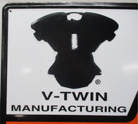 Harley Davidson V-Twin Manufacturing Parts & Accessorie Tin Sign 17.5" x 17.5"