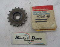 Harley Davidson Genuine NOS 17T Mainshaft Sprocket 750cc 1942-1973  35204-41