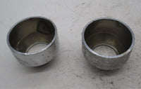 Harley Davidson Chrome Pair of Front Fork Tube Slider Boot Covers