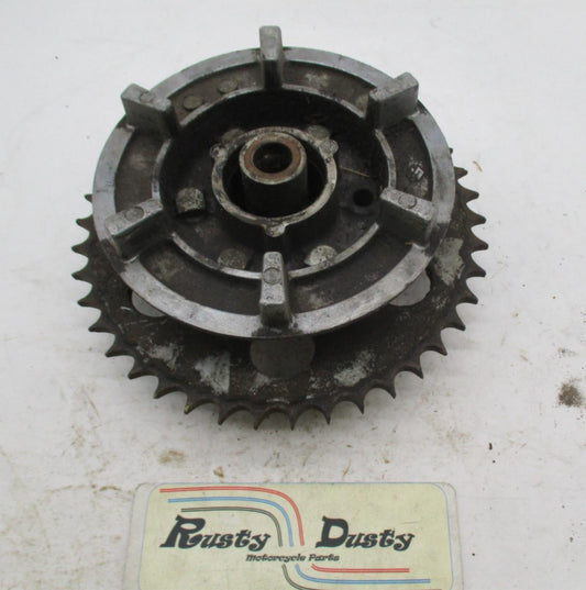 Vintage Suzuki Rear Wheel Hub Assembly with Sprocket