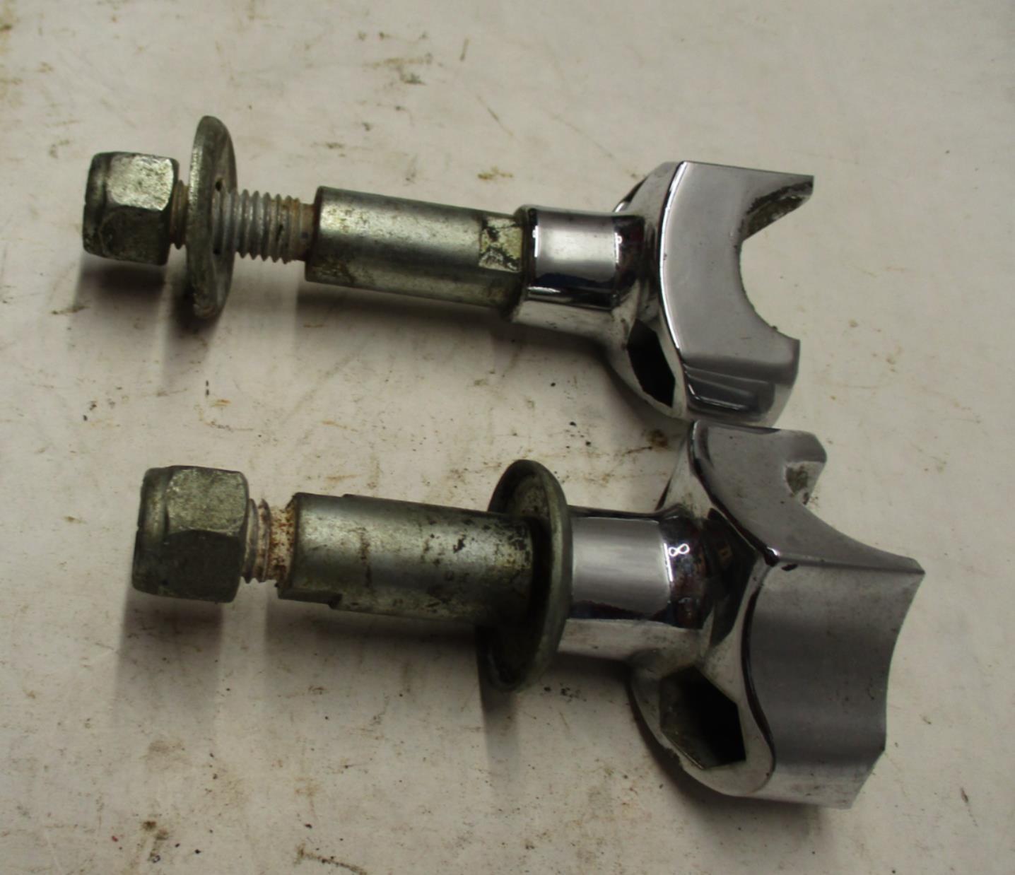 Harley Davidson Chrome Handlebar Bar Risers 2" and Hardware