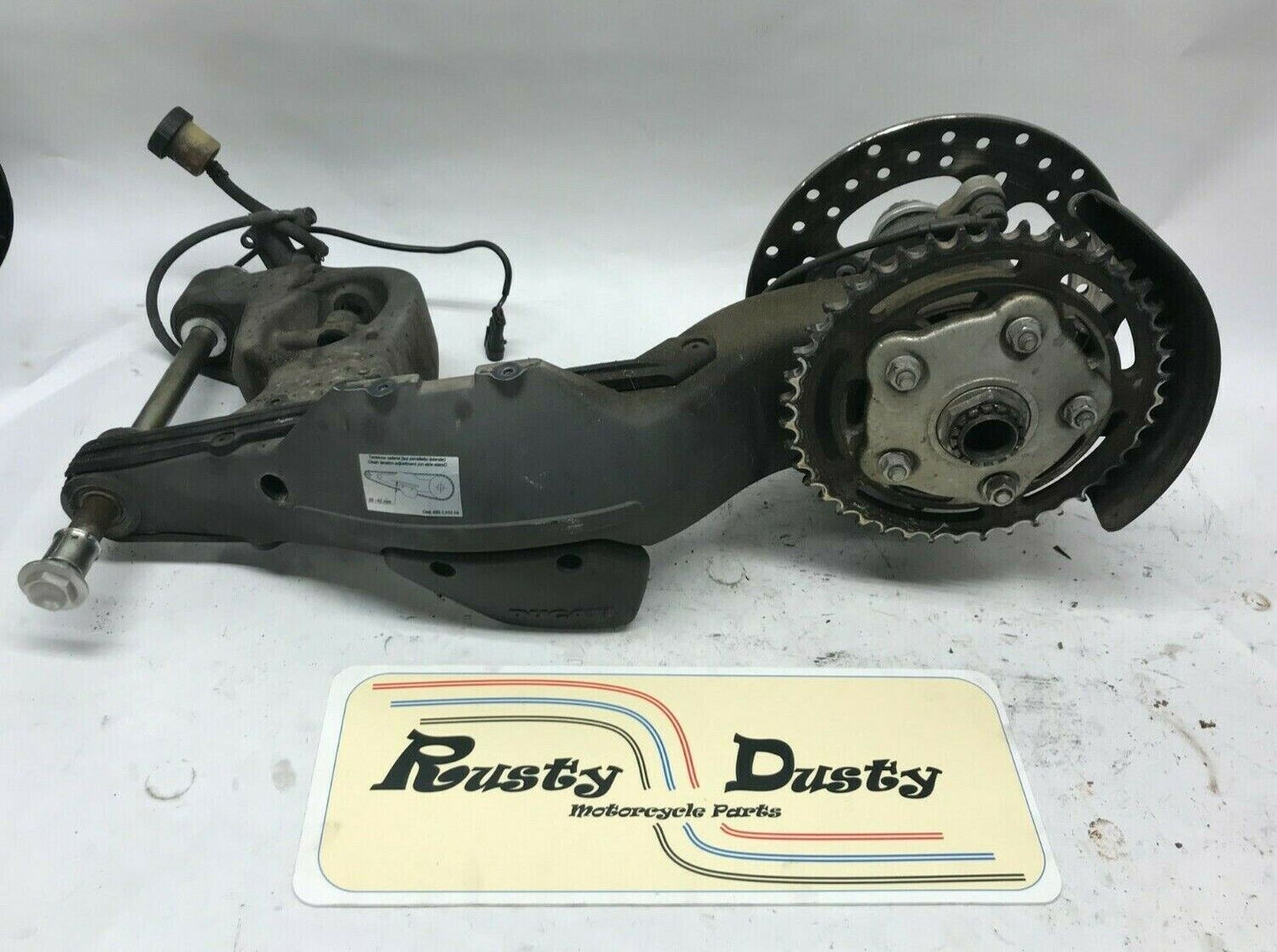 2006 05-06 Ducati Multistrada 1000S DS Final Drive Differential Swing Arm