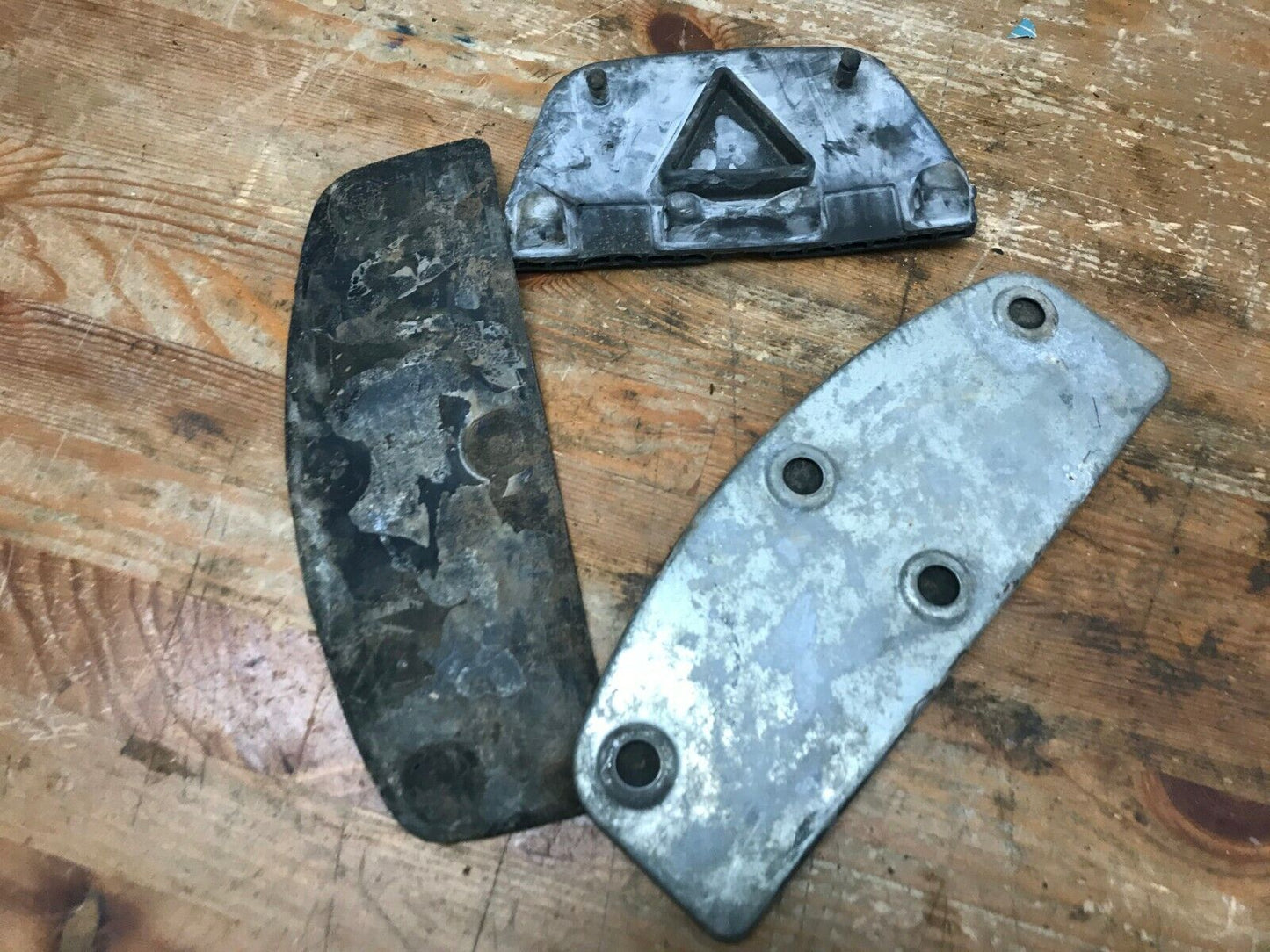 Mixed Lot of (3) Harley Davidson Floorboard Rubber Inserts Pad Footboard