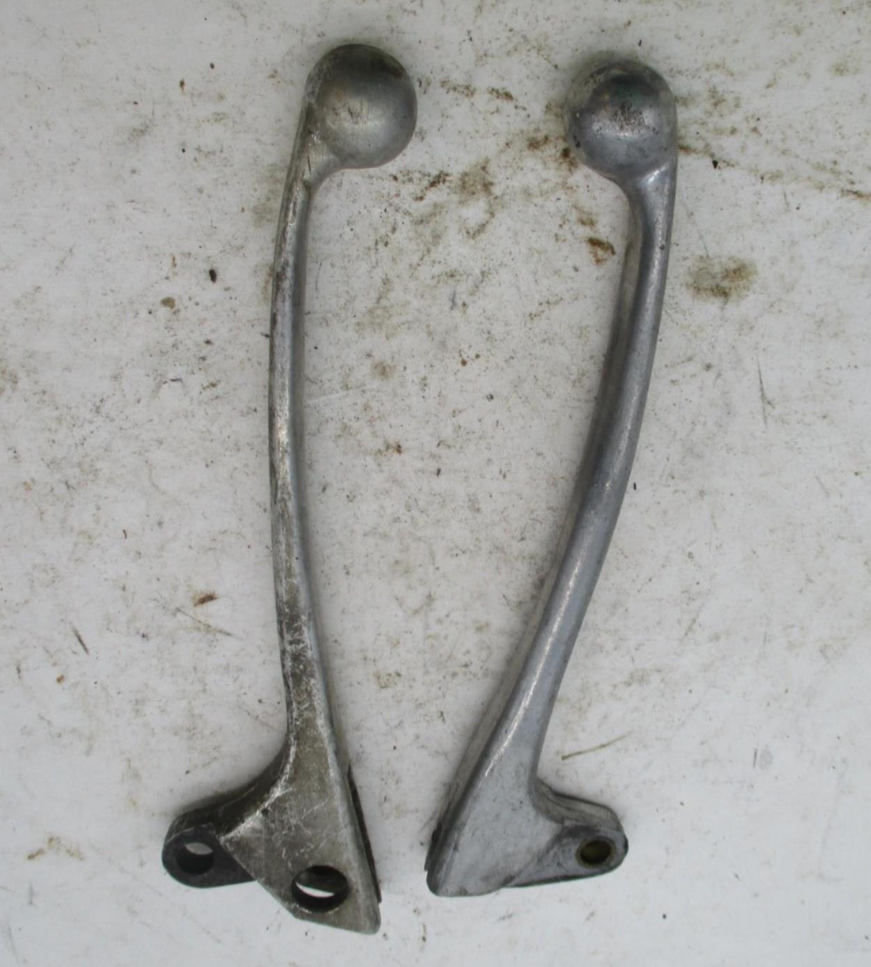 Pair of Vintage Harley Davidson Panhead Brake Clutch Hand Control Levers