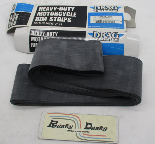 Lot of 7 Drag Specialties 18"x3.1" Wide Rim Strip w/ Center Stem Hole DS181506