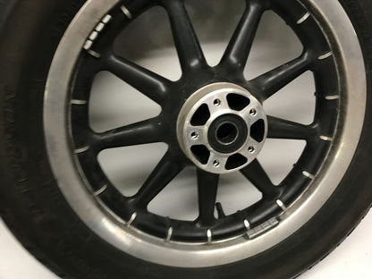 Harley Davidson 16x3 Front Wheel Touring 9 Spoke Black with Tire