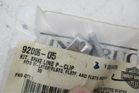 Harley Davidson Genuine NOS Break Line P Clip Kit 92006-05