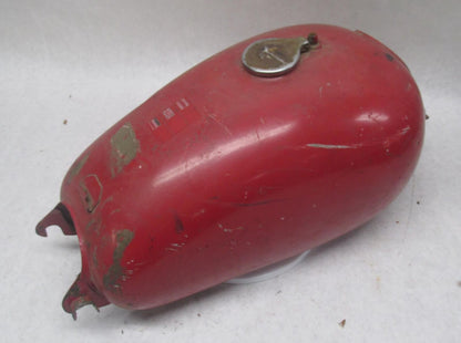 Vintage Original Paint Moto Guzzi Red RARE Gas Fuel Tank Unknown Model