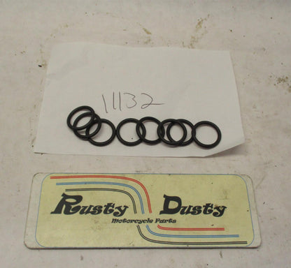 Lot of (8) Harley Davidson Pushrod Cover O-rings 11132