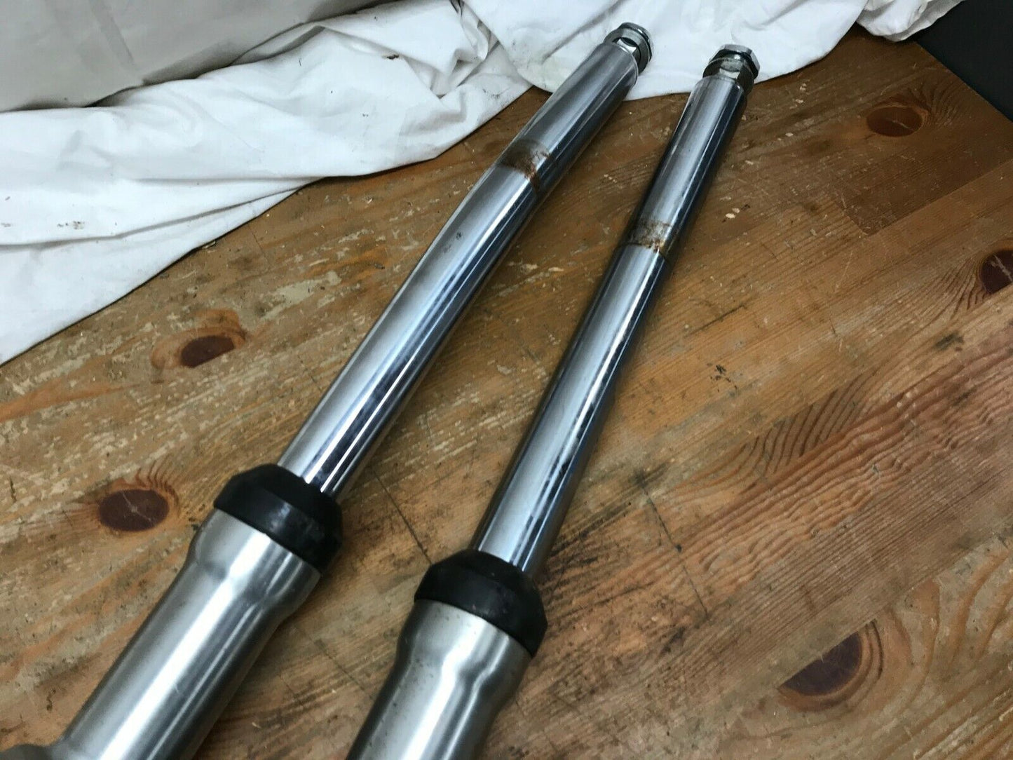 Harley Davidson Showa G593-R / G593-L Fork Set FXDWG & FXST/B Bent Parts Repair