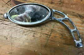 Harley Left side Rear View Mirror Chrome Slotted Arm with Unique Tilting Mirror