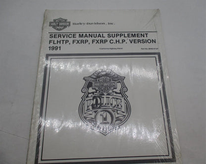 Harley Davidson Official Factory 1991 FLHTP Service Manual Supplement 99483-91SP