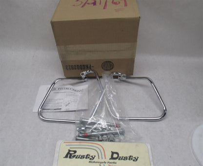 Harley Davidson Genuine NOS Chrome Saddlebag Support Kit Dyna FXD 08+ 91017-10